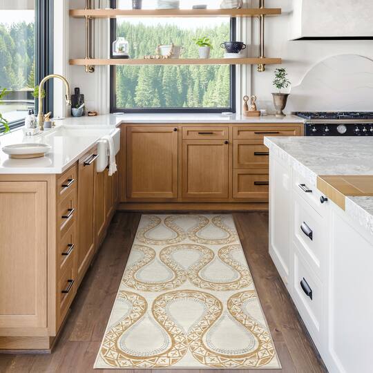 My Magic Carpet Serpentine Washable Rug